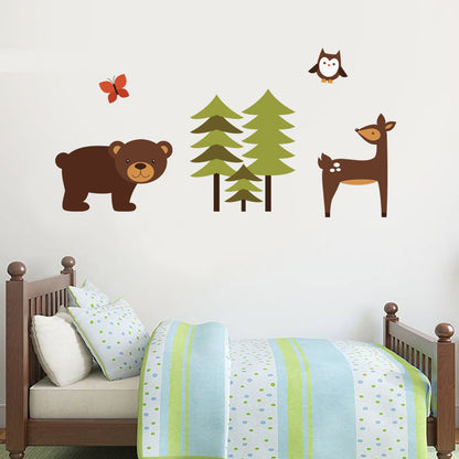 Forest Animals Wall Sticker Set