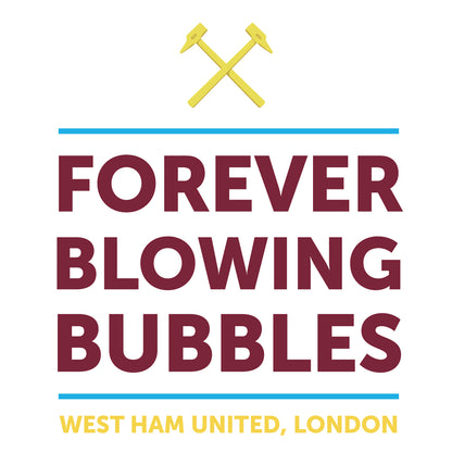 West Ham United Football Club - Forever Blowing Bubbles Song Wall Sticker