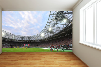 West Ham United FC - London Stadium Full Wall Mural Inside Stadium Players Celebrating