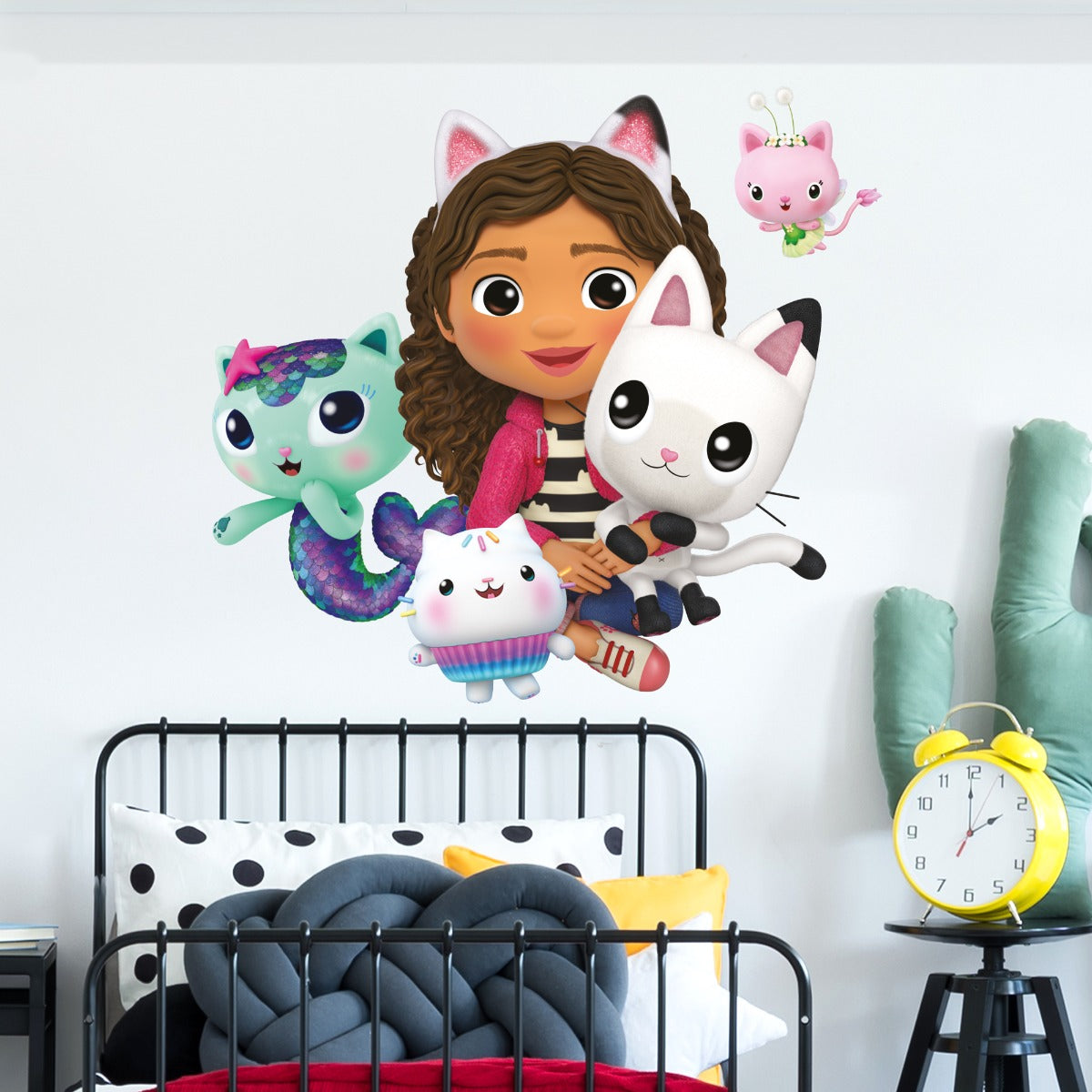 Gabby's Dollhouse Wall Sticker - Gabby and Friends Sat Down