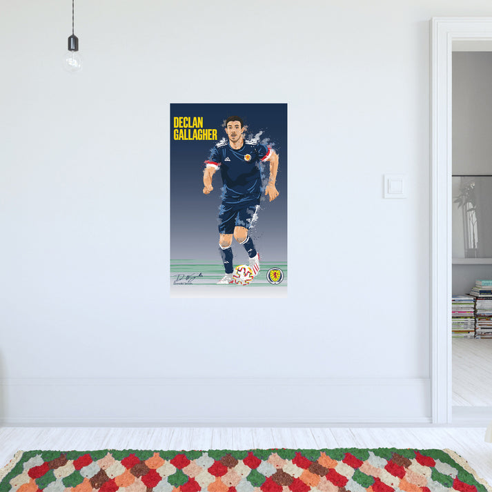 Scotland National Team - Player #19 Wall Sticker – www.themed.co.uk