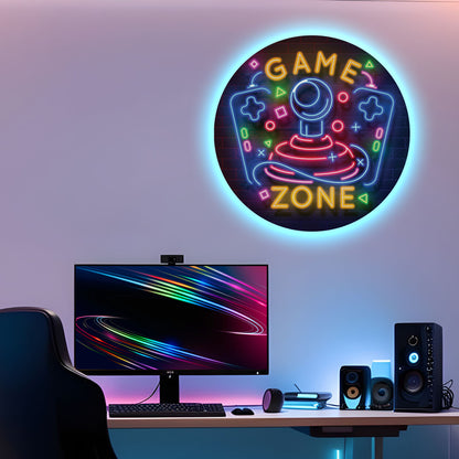Game Zone LED Backlit Wallpop