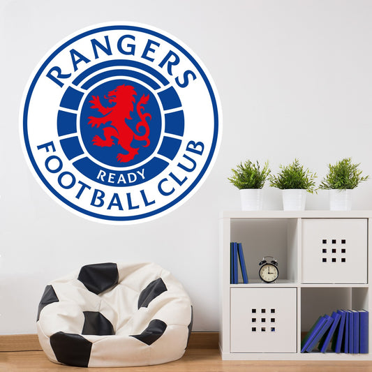 Glasgow Rangers FC - Crest Wall Sticker + Decal Set