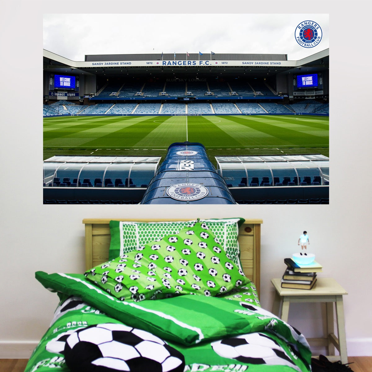 Rangers F.C - Sandy Jardine Stand Stadium Wall Sticker