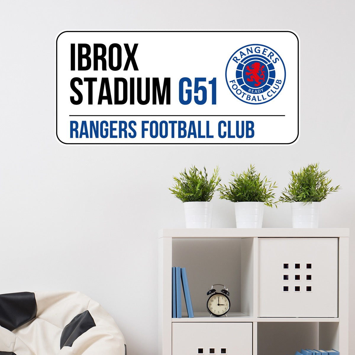 Rangers F.C - Street Sign Wall Sticker