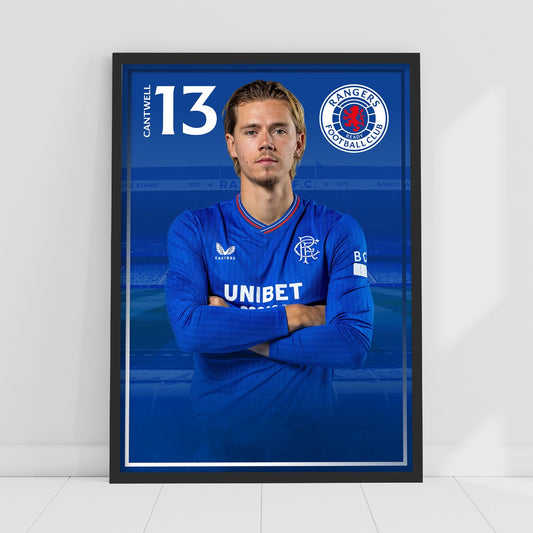 Rangers F.C - Todd Cantwell Player Print