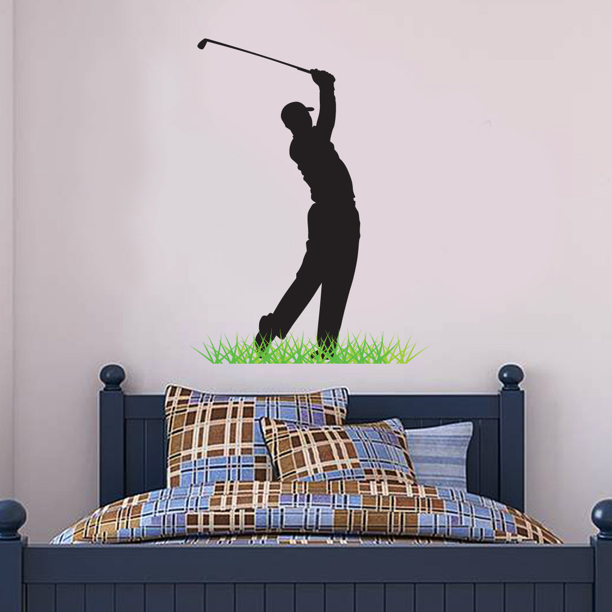 Golfer Silhouette Wall Sticker