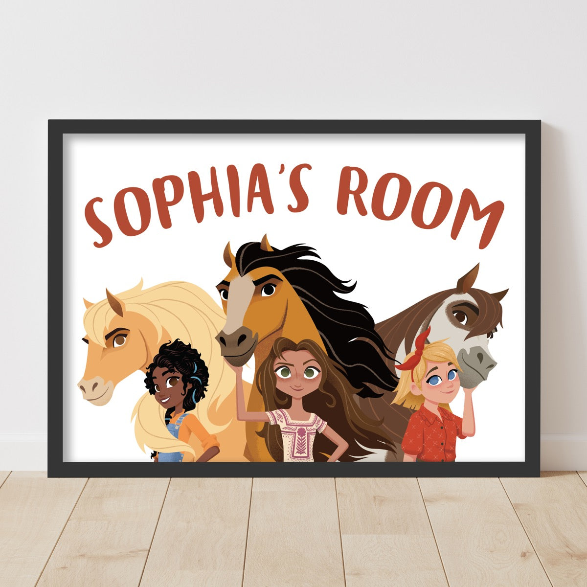 Spirit Untamed Print - Group Personalised Design – www.themed.co.uk