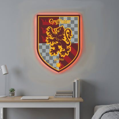 Harry Potter Gryffindor Badge LED Backlit WallLite