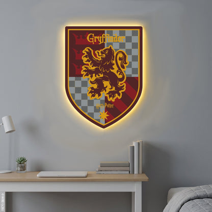 Harry Potter Gryffindor Badge LED Backlit WallLite