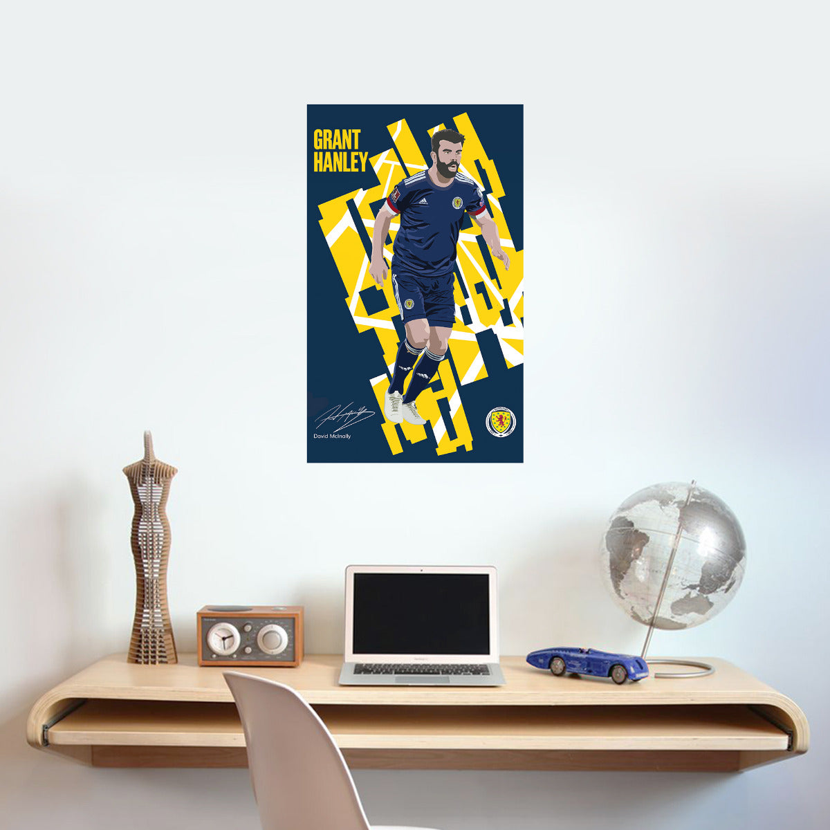 Scotland National Team - Grant Hanley Wall Sticker – www.themed.co.uk