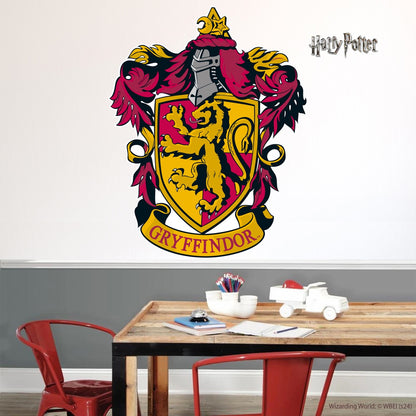 HARRY POTTER Wall Sticker - Gryffindor Crest Wall Decal Wizarding World Art