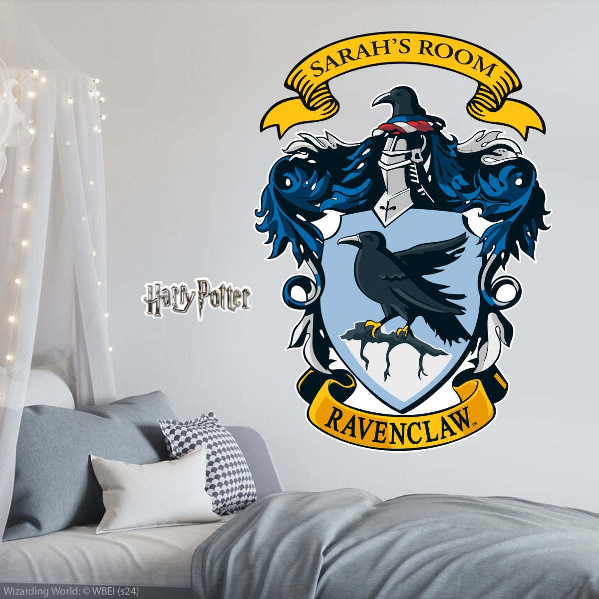 HARRY POTTER Wall Sticker - Ravenclaw Personalised Crest Wall Decal Wizarding World Art