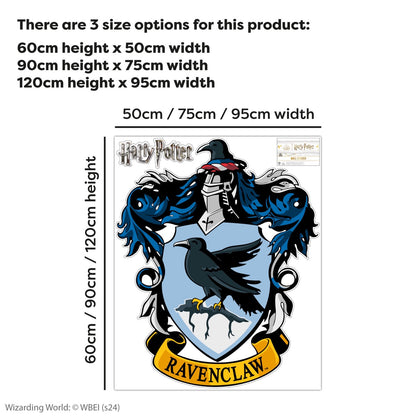 HARRY POTTER Wall Sticker - Ravenclaw Crest Wall Decal Wizarding World Art