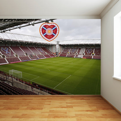 Heart of Midlothian Tynceastle Stadium Full Wall Mural