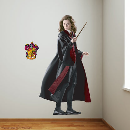 HARRY POTTER Wall Sticker - Hermione Granger 5th Year Cut Out Wall Decal Wizarding World Art