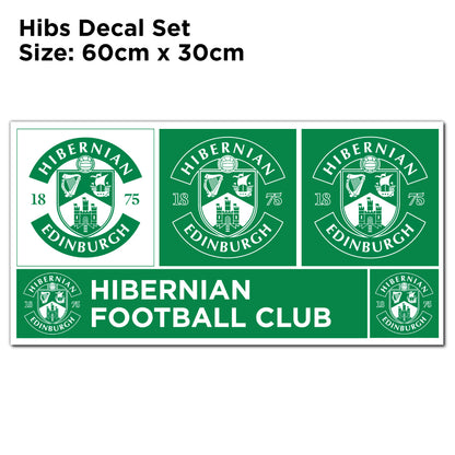 Hibernian F.C. Ball Design & Personalised Name Wall Sticker