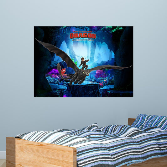 How To Train Your Dragon Hiccup Toothless Wall Sticker Poster