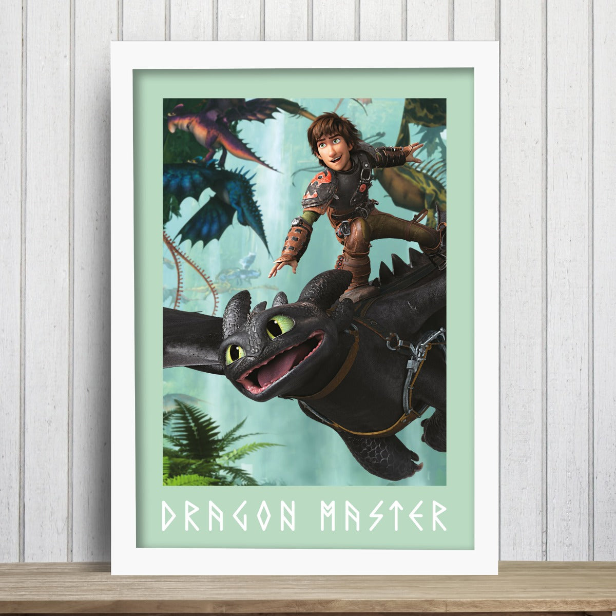 How To Train Your Dragon Print - Hiccup and Toothless Dragon Master Print