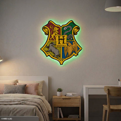 Harry Potter Hogwarts Badge LED Backlit WallLite