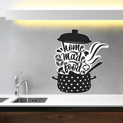 Kitchen Wall Sticker - Home Made Food Crock Pot
