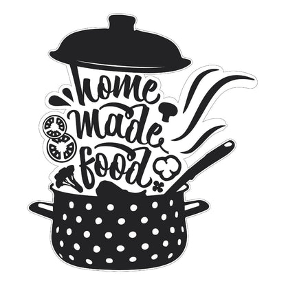 Kitchen Wall Sticker - Home Made Food Crock Pot