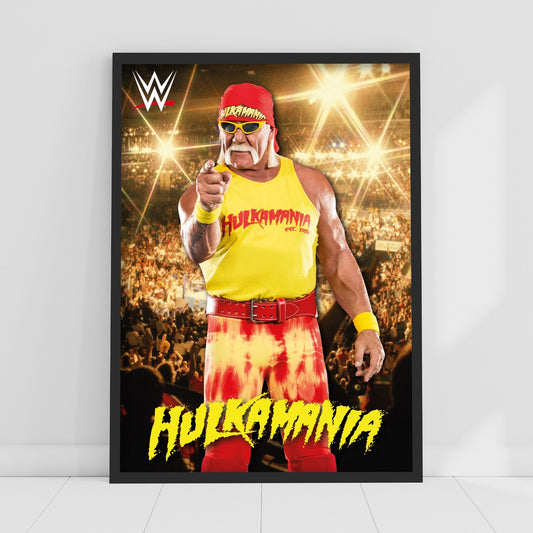 WWE Print - Hulk Hogan Crowd Poster