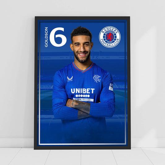 Rangers F.C - Connor Goldson Player Print