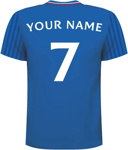 Rangers F.C - Personalised Shirt Wall Sticker