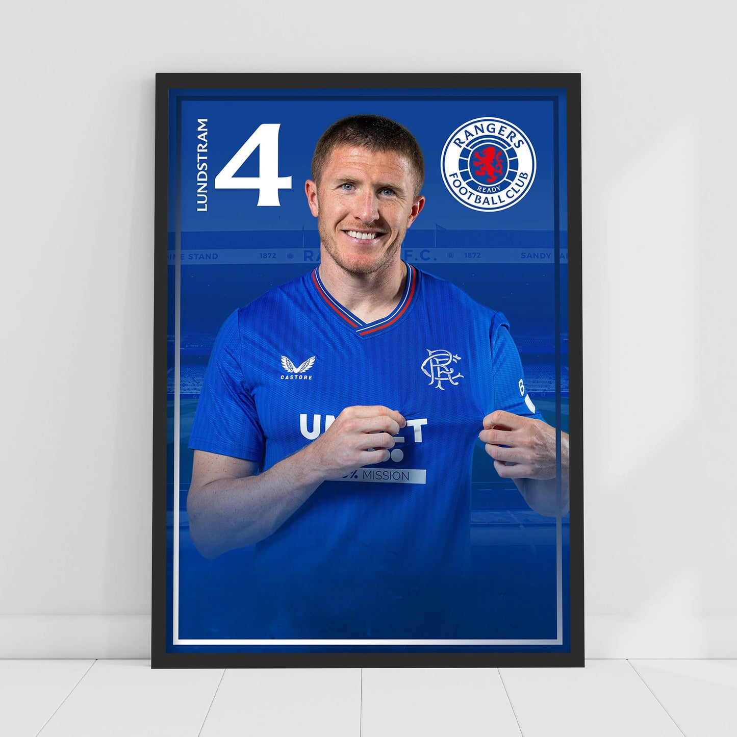 Rangers F.C - John Lundstram Player Print