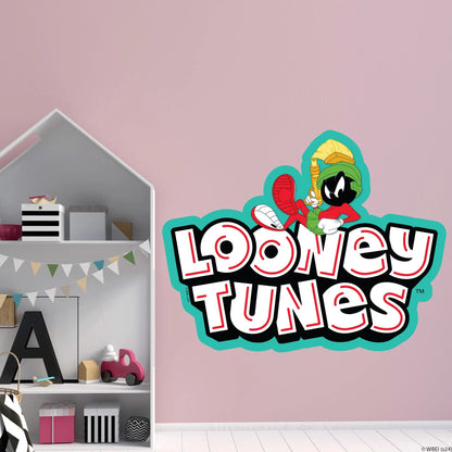 Looney Tunes Wall Sticker - Marvin the Martian Lay on Logo Wall Decal Art