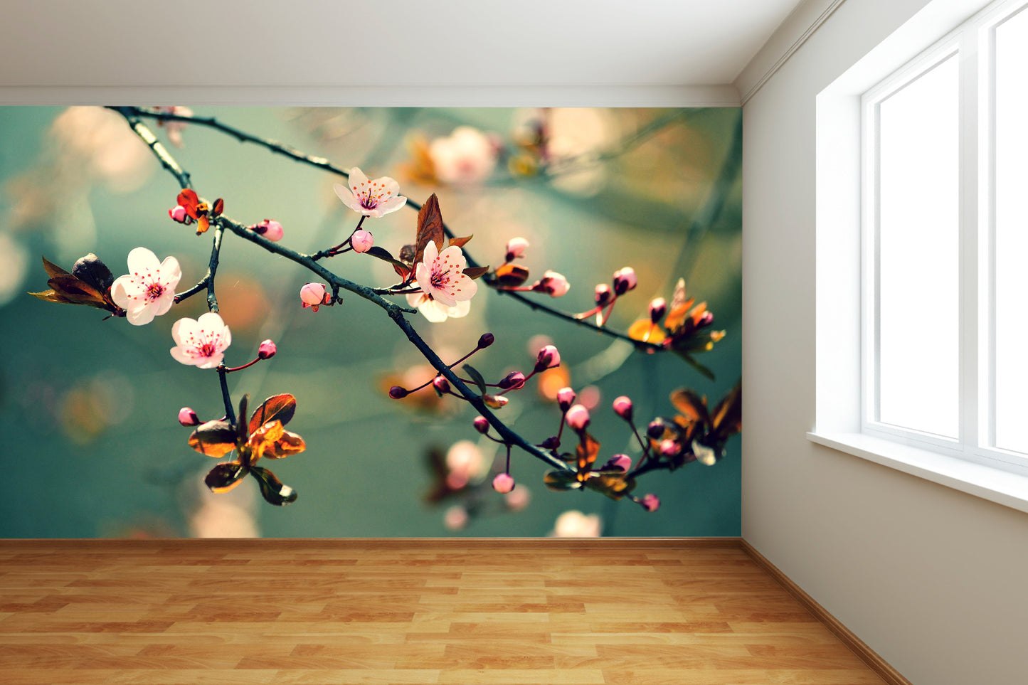 Japanese Cherry Sakura Wall Mural