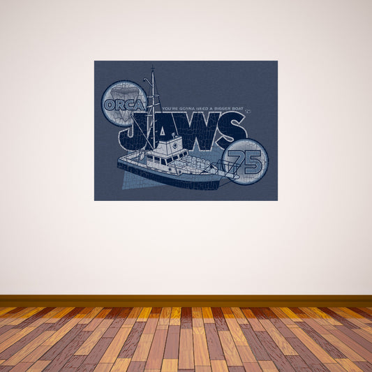 Jaws Wall Sticker Bigger Boat Distress Graphic
