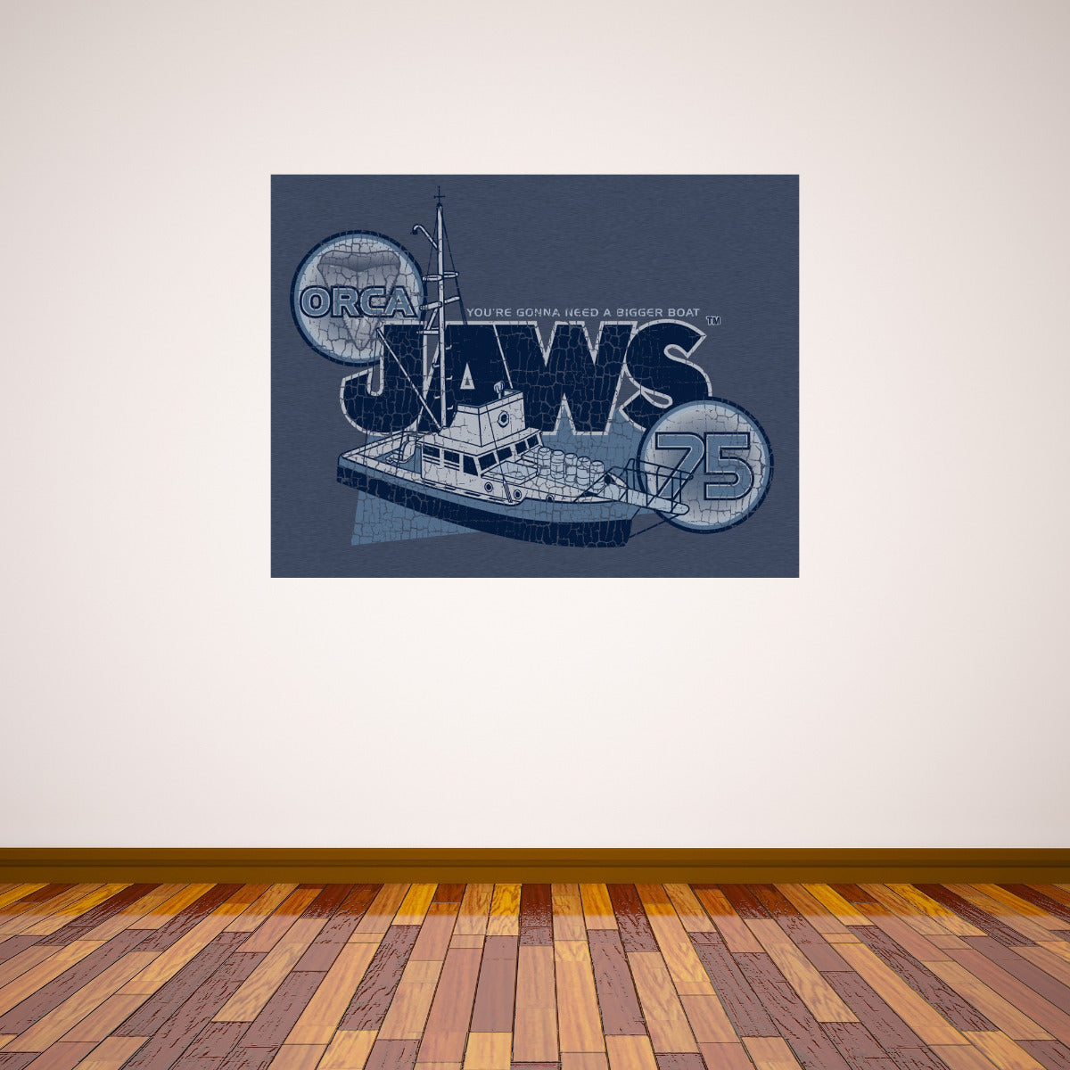 Jaws Wall Sticker Bigger Boat Distress Graphic