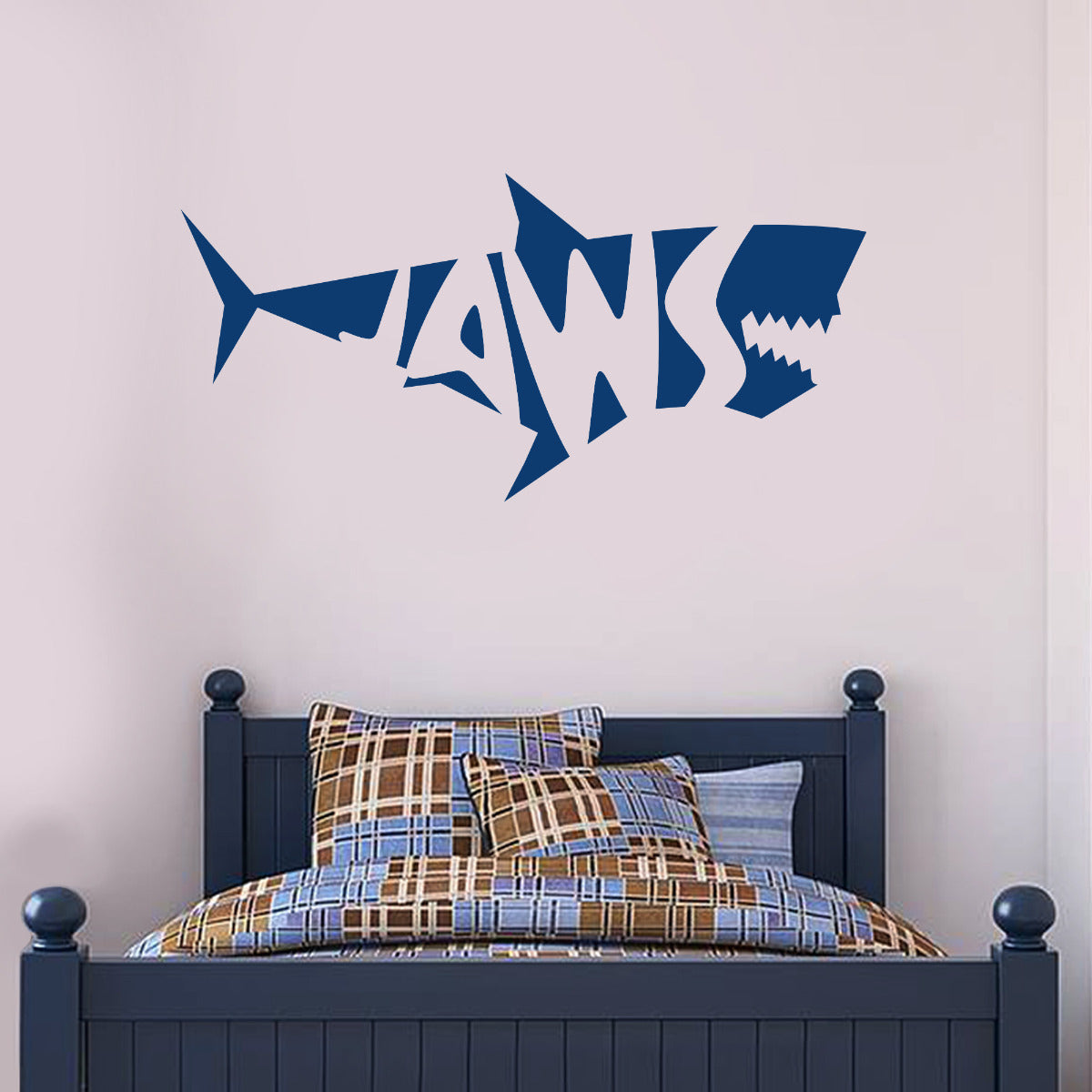 Jaws Wall Sticker Shark Silhouette