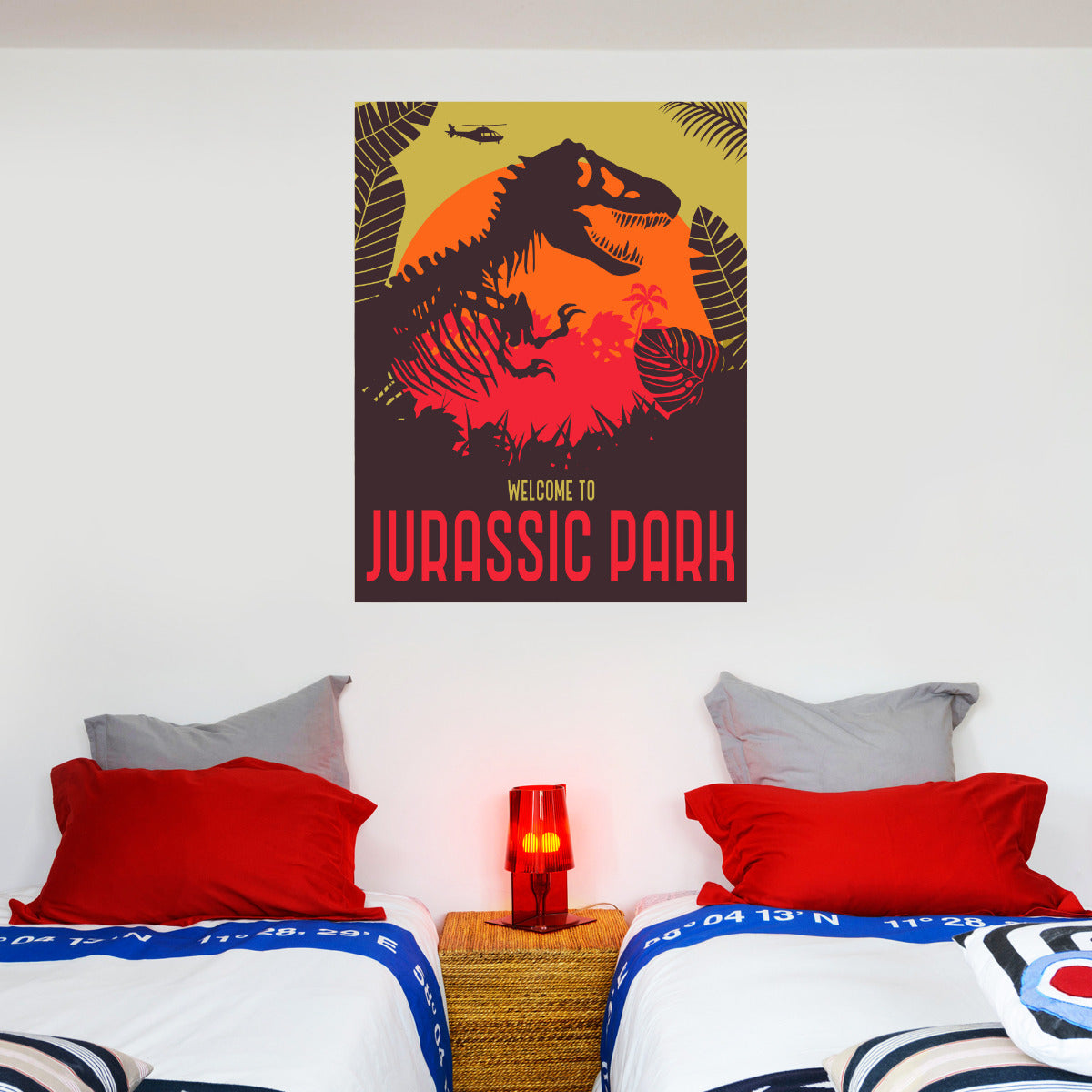 Jurassic Park Welcome To Jurassic Park Wall Sticker