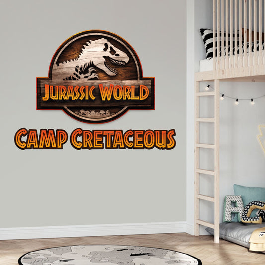 Jurassic World Camp Cretaceous Wall Sticker - Logo