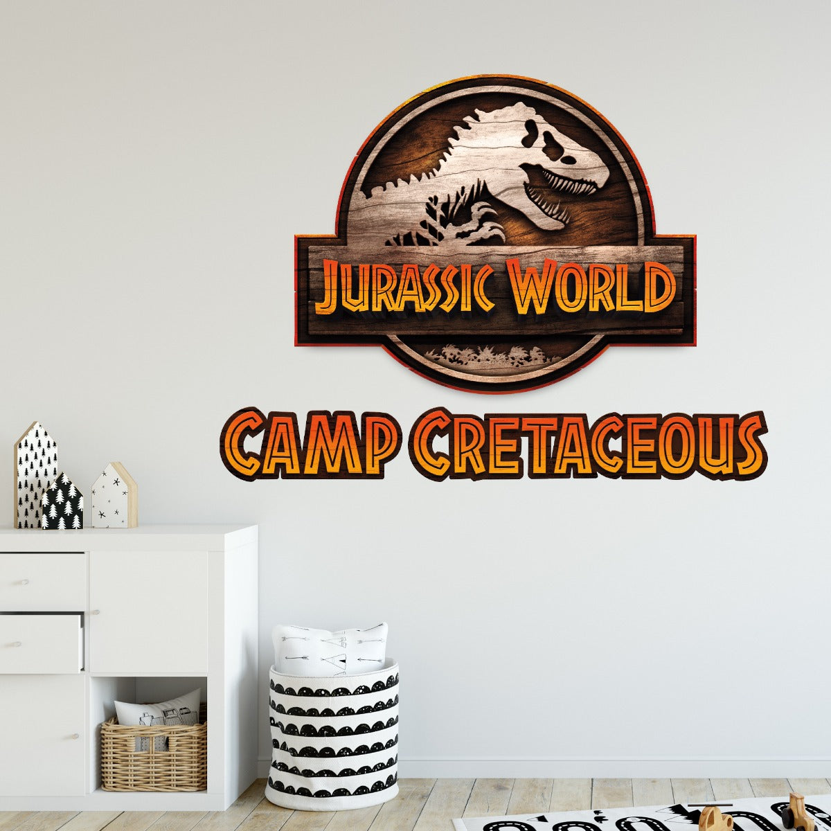 Jurassic World Camp Cretaceous Wall Sticker - Logo