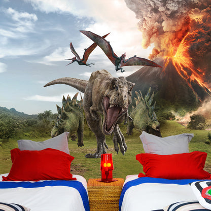 Jurassic World Volcano Dinosaur Full Wall Mural