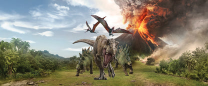 Jurassic World Volcano Dinosaur Full Wall Mural