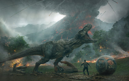 Jurassic World  Fallen Kingdom T-Rex Dinosaur Full Wall Mural