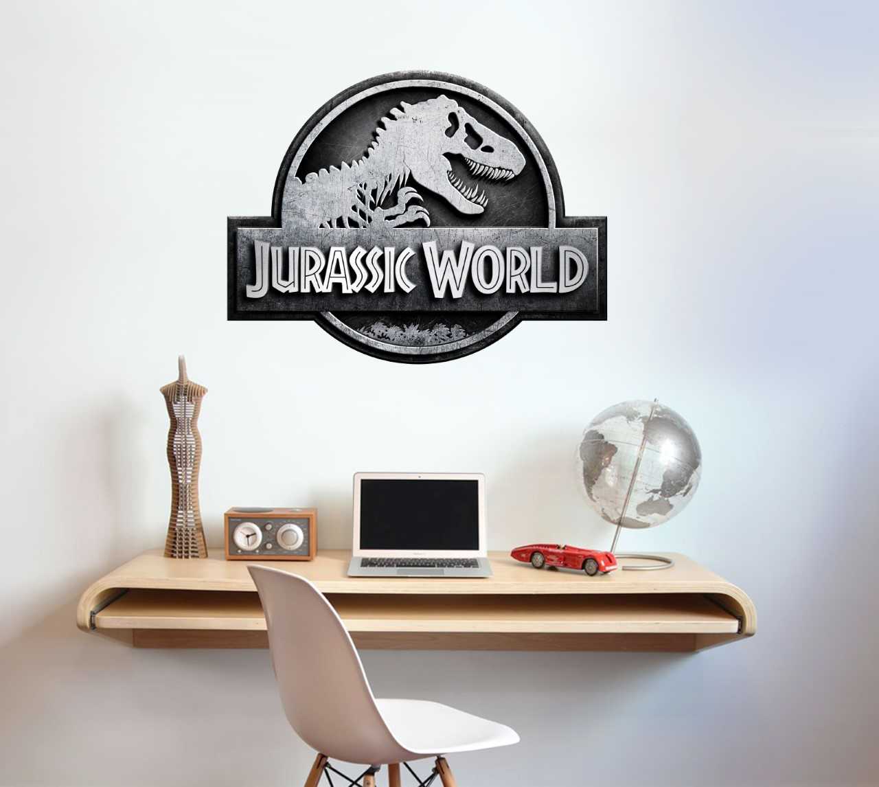 Jurassic World Fallen Kingdom Dinosaur Logo Wall Sticker