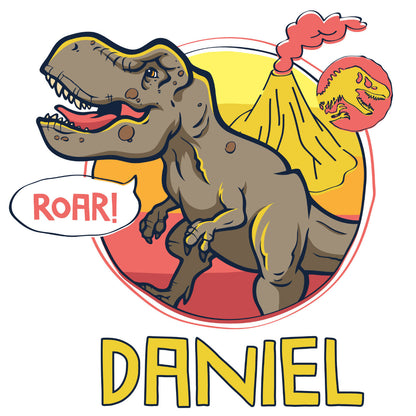 Jurassic World T- Rex Roar Personalised Wall Sticker