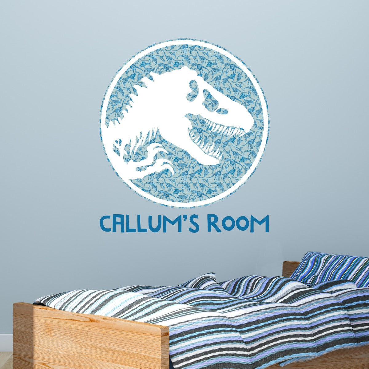 Jurassic World Logo Personalised Wall Sticker