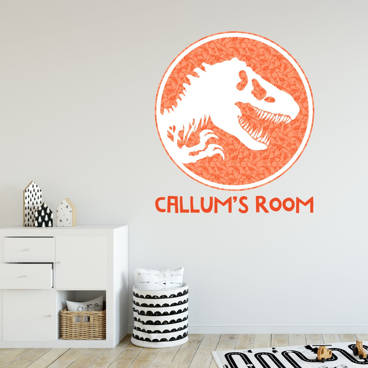 Jurassic World Logo Personalised Wall Sticker