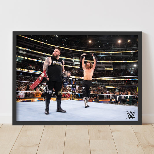 WWE Print - Kevin Owens and Sami WrestleMania Poster