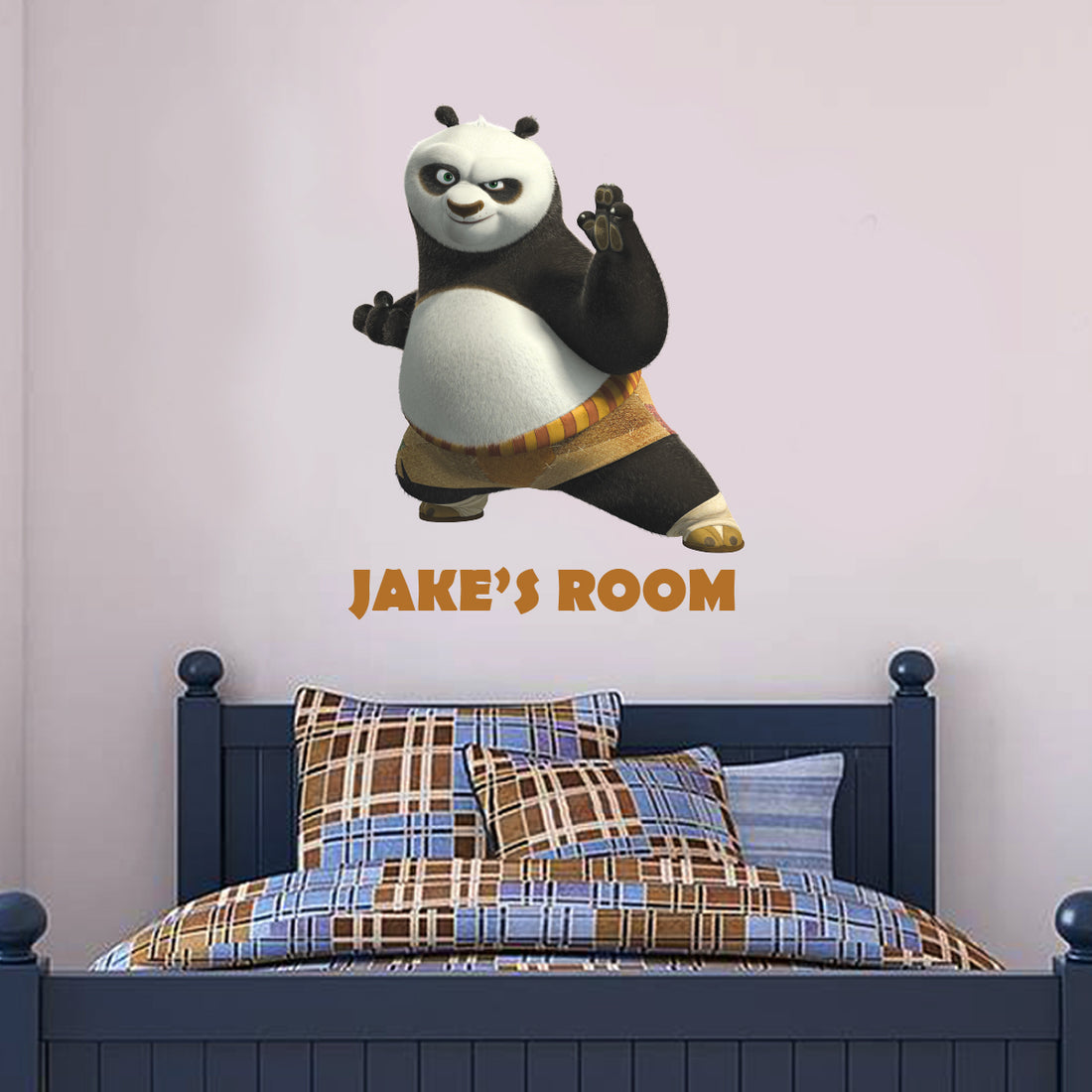 Kung Fu Panda Po Personalised Wall Sticker – www.themed.co.uk