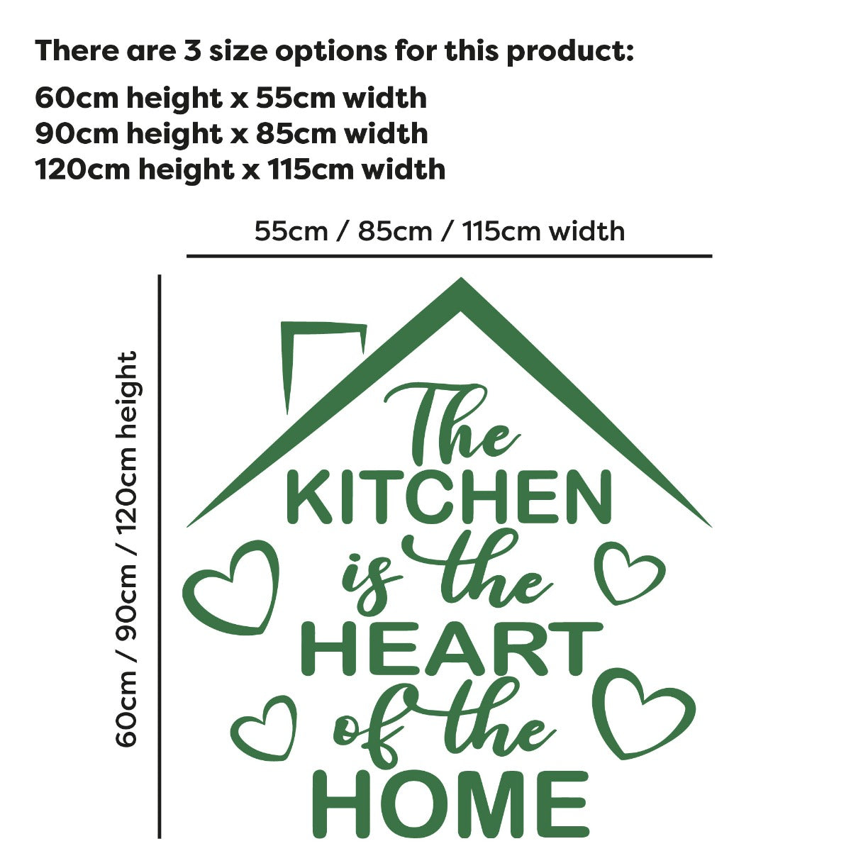 Kitchen Wall Sticker - Roof Heart of the Home