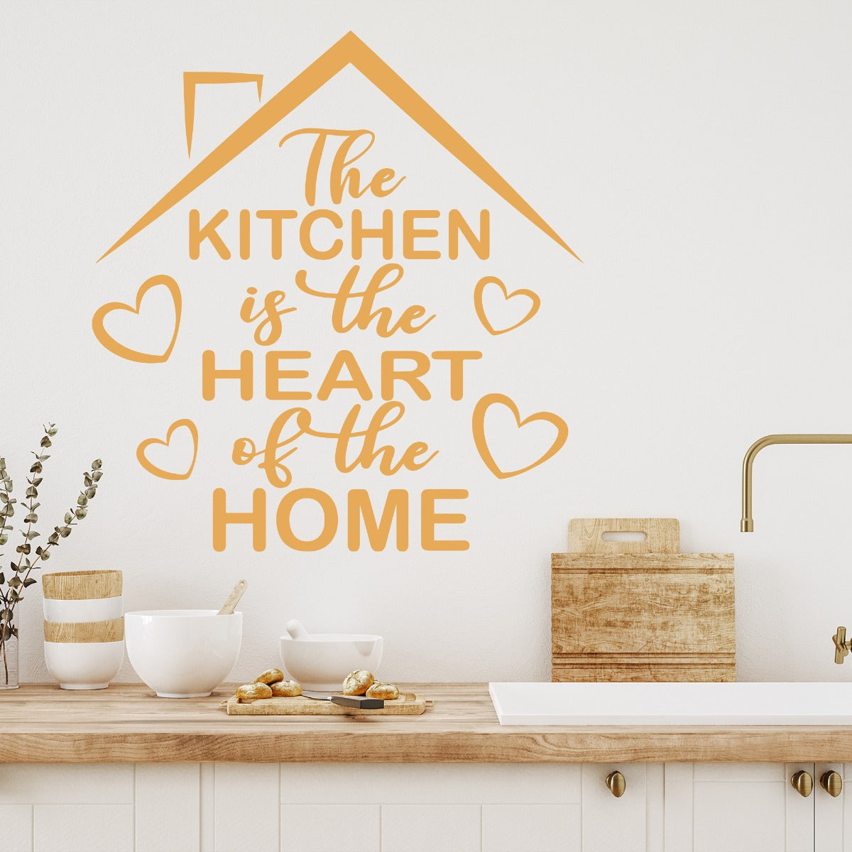 Kitchen Wall Sticker - Roof Heart of the Home