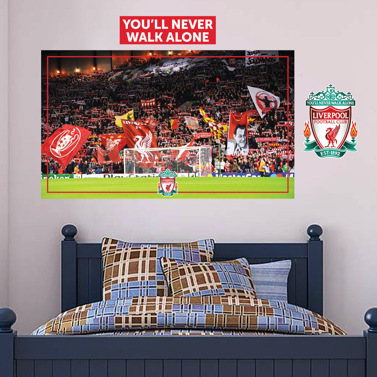 Liverpool Football European Night Anfield Stadium Wall Sticker – www ...